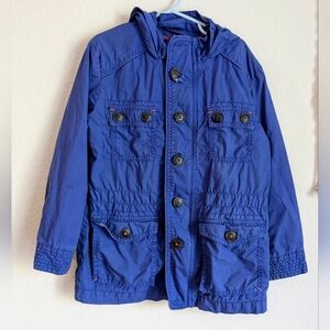 Baker by Ted Baker Blue Kids Hooded Jacket Size 6/7